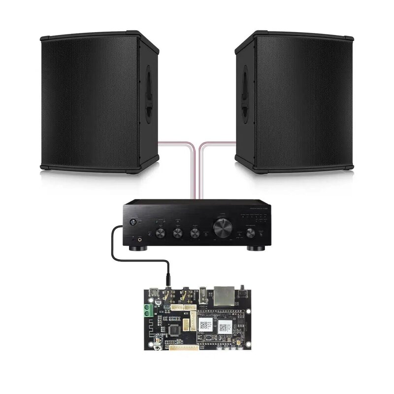 Up2Stream Pro V3ไร้สายบอร์ดบลูทูธเสียง Recei ดนตรีสเตอริโอ Multiroom DIY WIFI Board