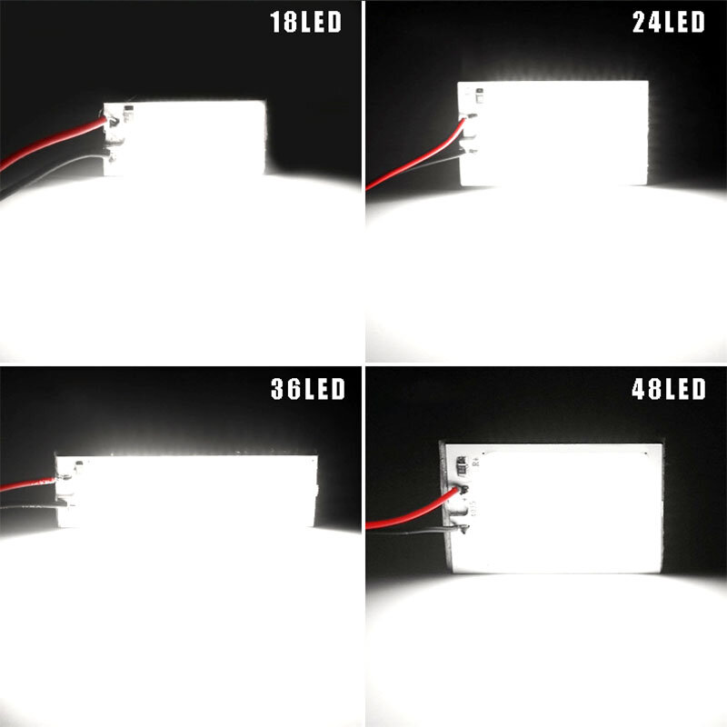 Festoon LED COB Lâmpadas de Sinal, Interior do carro Luzes de Leitura, Branco Dome License Plate Lâmpada, T10, 31mm, 36mm, 39mm, 41mm, 42mm, C5W, 168, 1Pc