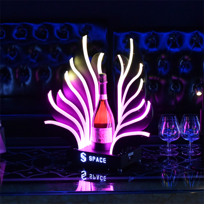 Демонстрационный поднос в форме павлина для славителей шампанского, бара, KTV, ночного клуба, VIP сервировочный поднос, флакон с лапками, светящийся презентор, вино Glorifier