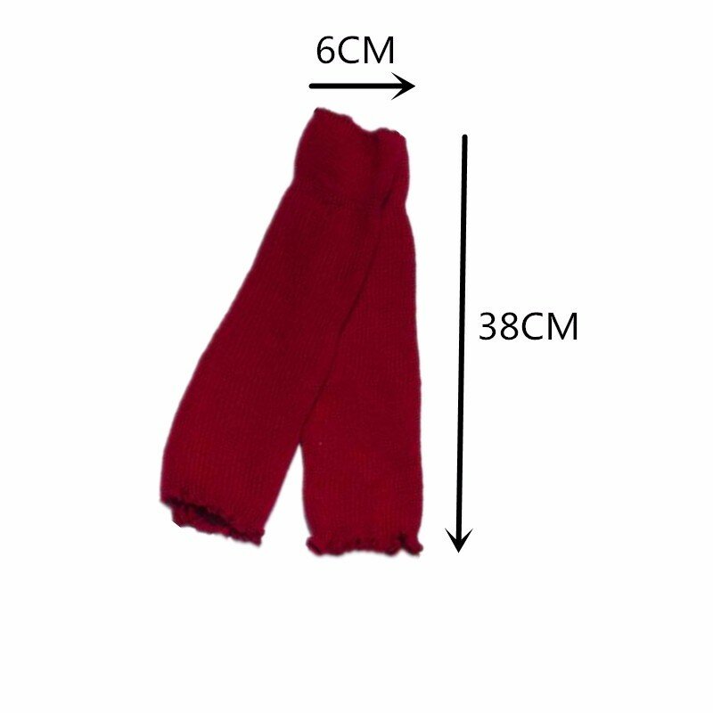Genouillères de couleur vive pour femmes, chaussettes longues, chaudes et élastiques, en acrylique, tricotées au Crochet, bottes