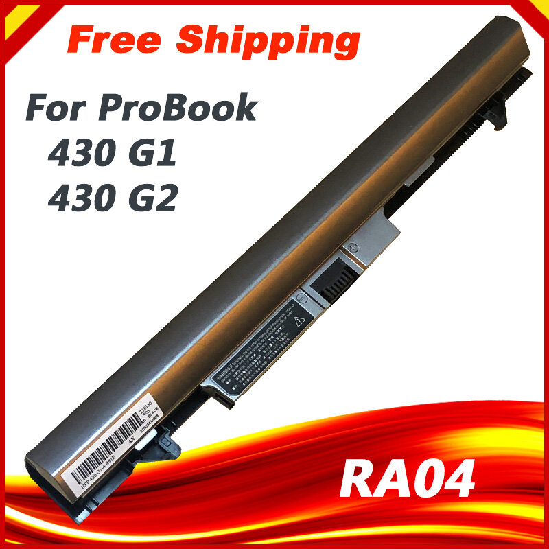 Batterie d'ordinateur portable RA04XL RA04 pour HP Probook 430 G1 NipHSTNN-IB5X H6L28ET H6L28AA HSTNN-W01C HSTNN-C84C HSTNN-IB4L