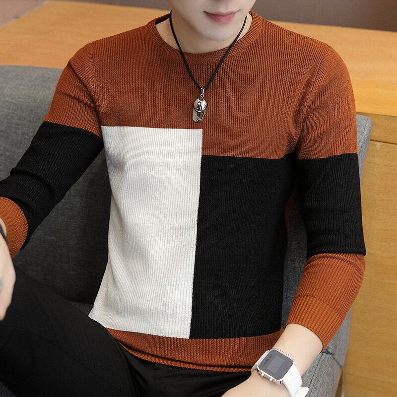 2023 Winter New Arrival Warm Sweaters O-Neck Wool Sweater Men Brand Clothing Knitted Cashmere Pullover Men m-3xl