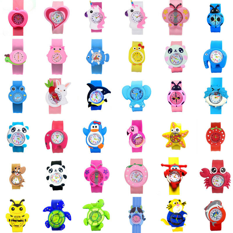 Commercio all'ingrosso 49 stili diversi orologio per bambini studente bambini ragazzo orologi orologio in Silicone Cartoon Relogio Masculino orologio per bambini
