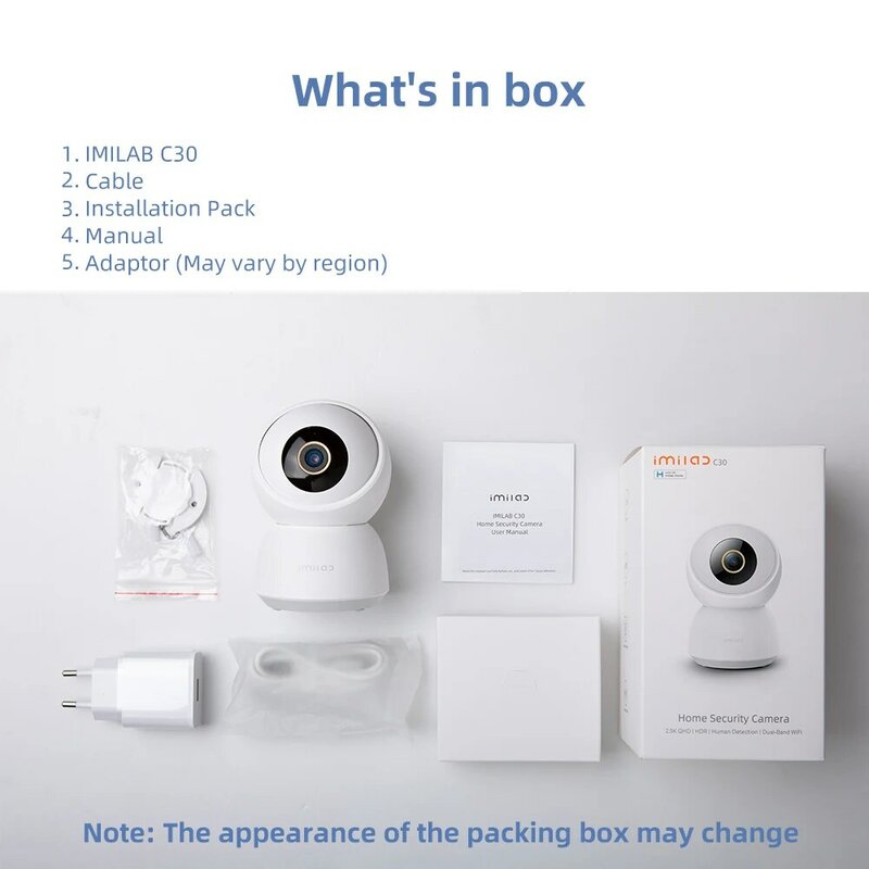 New Global C30 WIFI IP Camera indoor Night Vision 4MP Video smart home security cameras for baby elder Pet