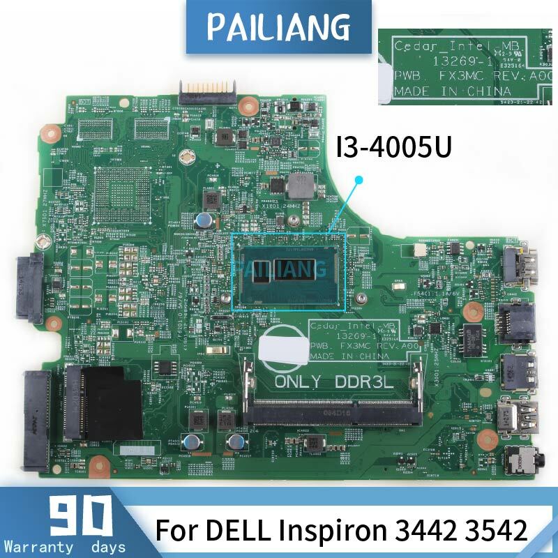 I3-4005U für Dell Inspiron 13269 Laptop-Motherboard-1 Notebook-Mainboard getestet ok