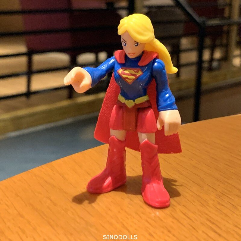 4 sztuk Fisher DC super girl bohatera i green arrow figurki zabawki prezent