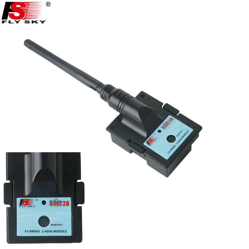 Flysky FS-RM003 9CH 2,4G RC Sender Modul mit Antenne Kompatibel AFHDS 2A für Flysky FS-TH9X FS TH9X Sender