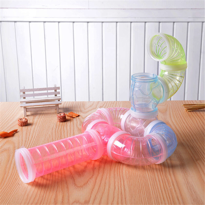 Hamster Tube External Training Maze Pipe For DIY Hamster Cage External Connection Tunnel Track Mouse Rat Toy Accessories