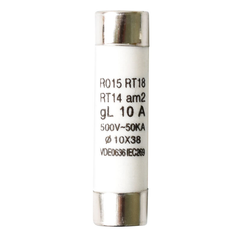 10PCS RO15 fusible En Céramique tube RT14 RT18 10X38mm 500V/ 0.5A/1A/2A/3A/4A/5A/6A/8A/10A12A16A20A25A32A