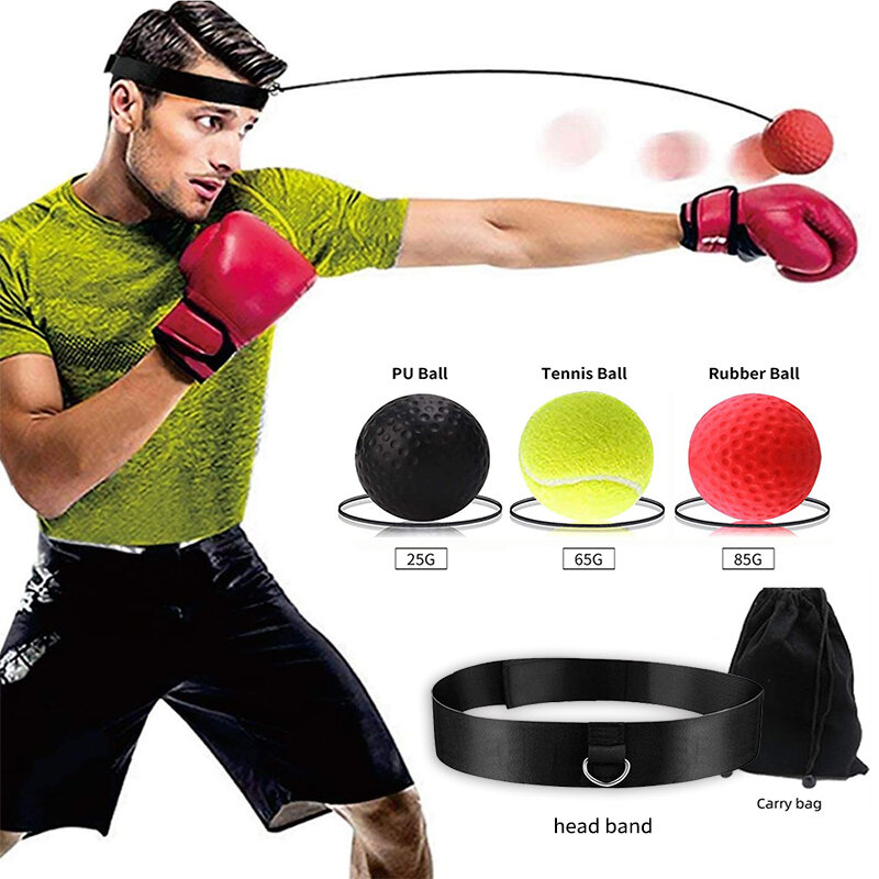 Boxen Reflex Geschwindigkeit Punch Ball MMA Sanda Boxer Anhebung Reaktion Kraft Hand Auge Training Set Stress Gym Boxing Muay Thai übung