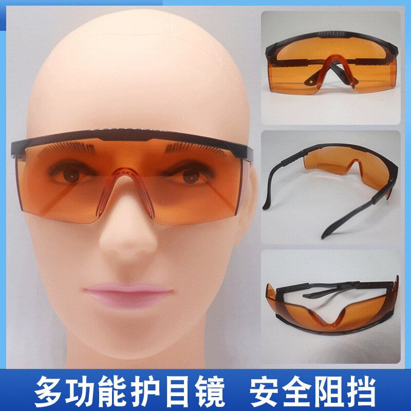 Proteção uv óculos de sol óculos de proteção dustproof windbreak anti-areia telescópica perna ajustável