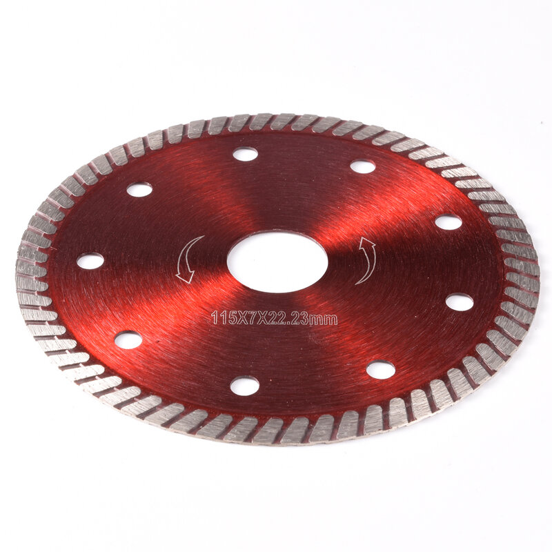 Pemotongan Ubin Porselen Turbo Tipis Keramik Roda Marmer Berlian Sudut Penggiling Melihat Bata 105/115/125Mm Pisau Cakram Batu