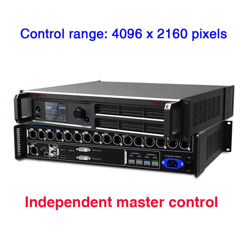 Novastar mctrl4k-controlador de tela led de alta definição, com 4096x2160 pixels, controle mestre independente