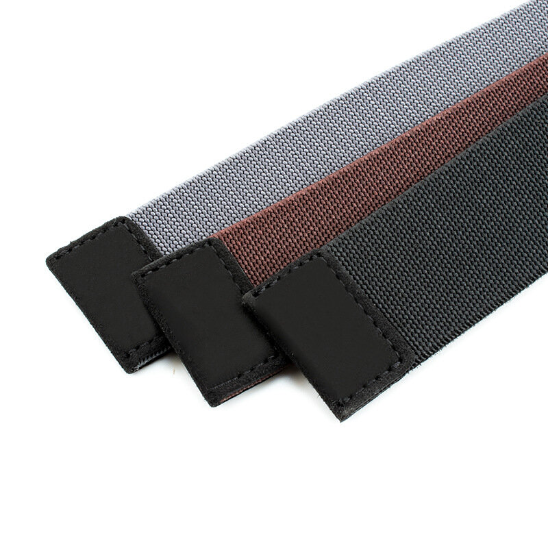 Cinturones versátiles para hombre y mujer, hebilla de Metal de secado rápido, tejido de nailon, para deportes al aire libre y ocio, novedad