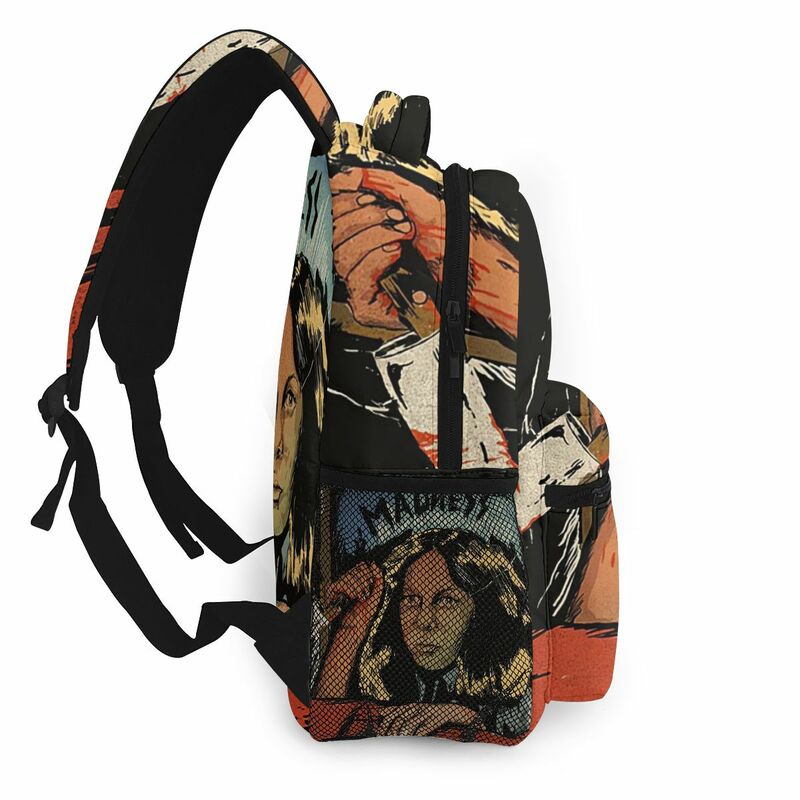 Рюкзак с сумасшедшими ведьмами для девочек и мальчиков, комиксный дорожный ранец для подростков, школьная сумка
