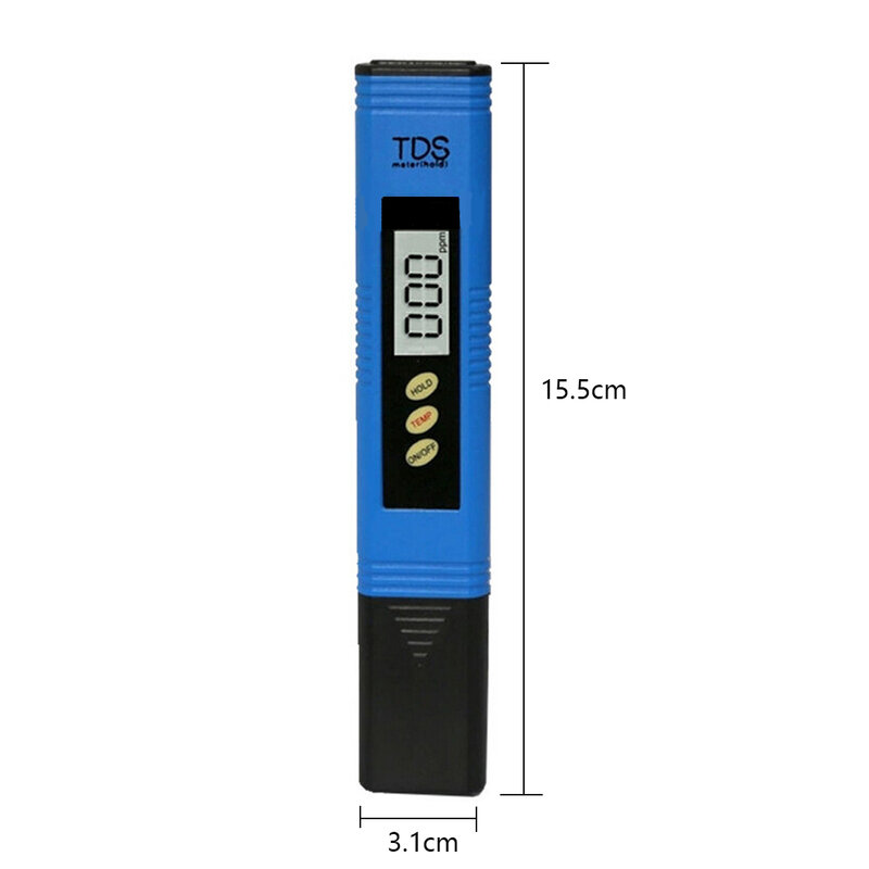 Portable LCD Digital  TDS Water Quality Tester Water Testing Pen  Filter Meter Measuring Tools Accessory For Aquarium Pool