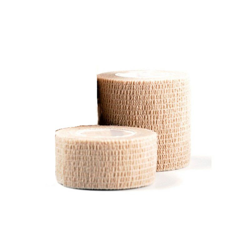 4 Rolls 2.5x450/5x450cm Gray Sport Self Adhesive Elastic Bandage Protective Gear Knee Elbow Support First Aid Tool