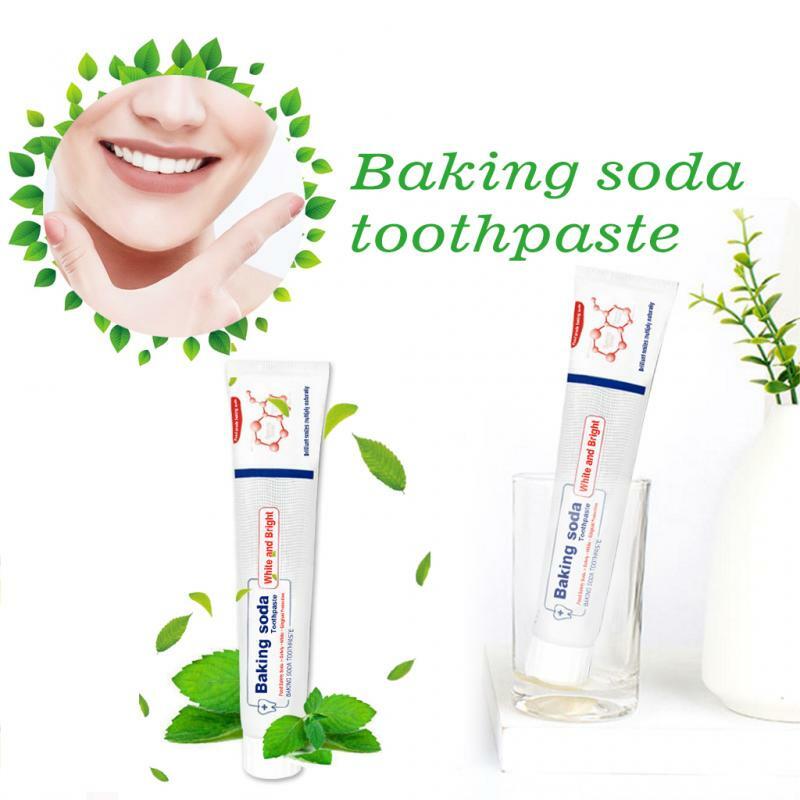1 pçs bicarbonato de sódio dentes branqueamento remoção manchas de dentes higiene oral cuidados com os dentes limpeza profunda pasta de dentes fixação
