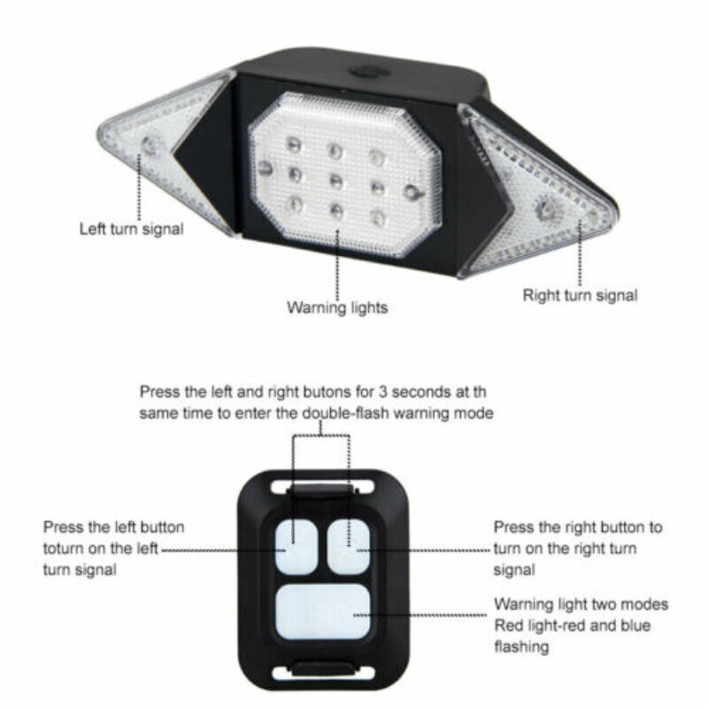 Wskaźnik LED rowerów USB tylne światło rowerowe USB kolarstwo MTB Bike ostrzeżenie o bezpieczeństwie żarówka do kierunkowskazu akcesoria do Lamp tylnych