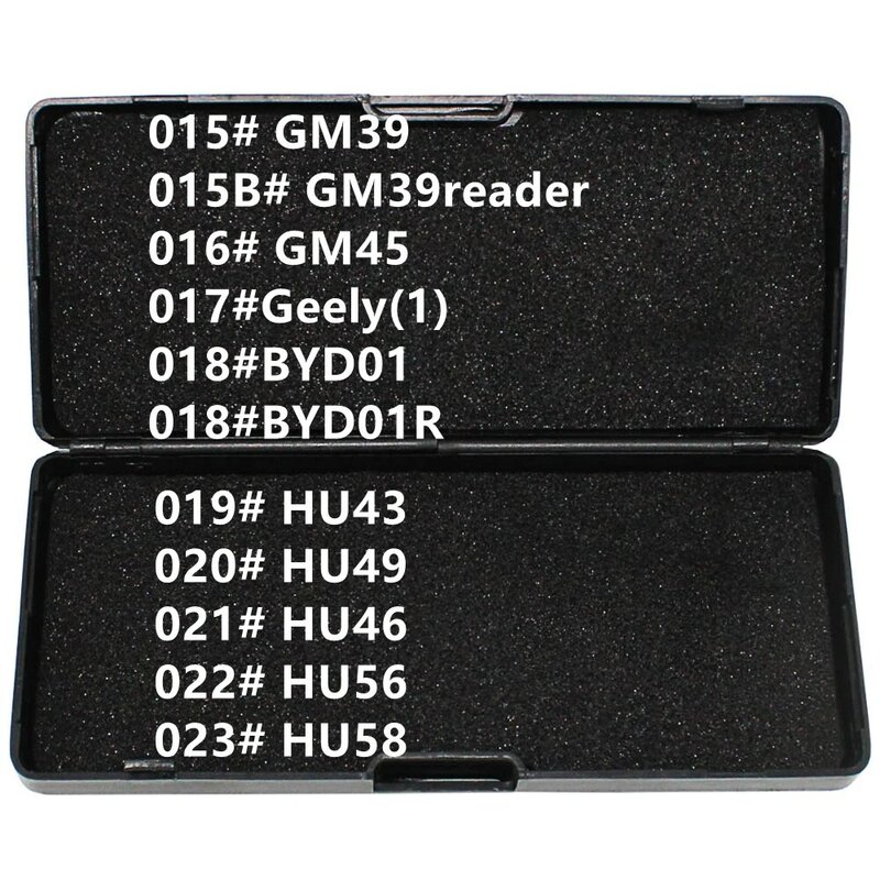 No black BOX 15-18b 2 in 1LiShi 2 in 1 자물쇠 도구 GM39 GM39reader GM45 Geely(1) BYD01 BYD01R 모든 유형의 자물쇠 도구
