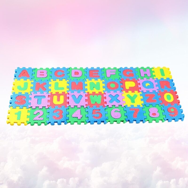 Tapete floorpuzzle esteiras para abc jogar alfabeto bebê número telhas crianças tapete espessador quarto brinquedos educativos