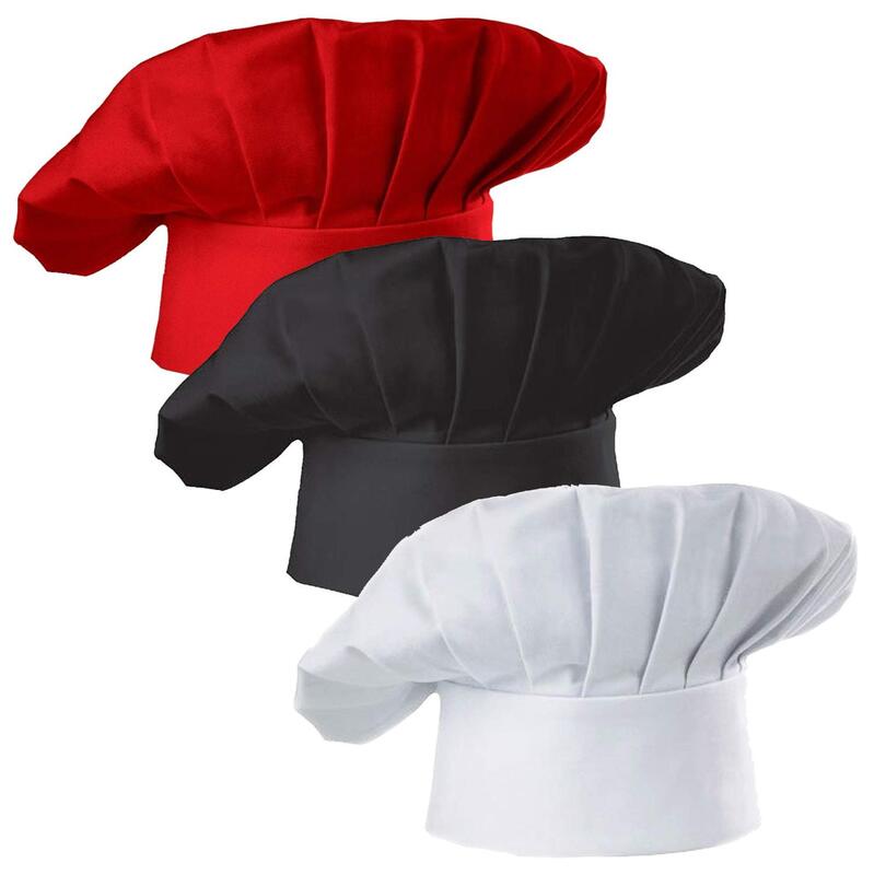エプロンシェフ帽子セット調整可能なハーフレングス大人エプロンストライプホテルレストランシェフウェイターキッチン調理エプロン