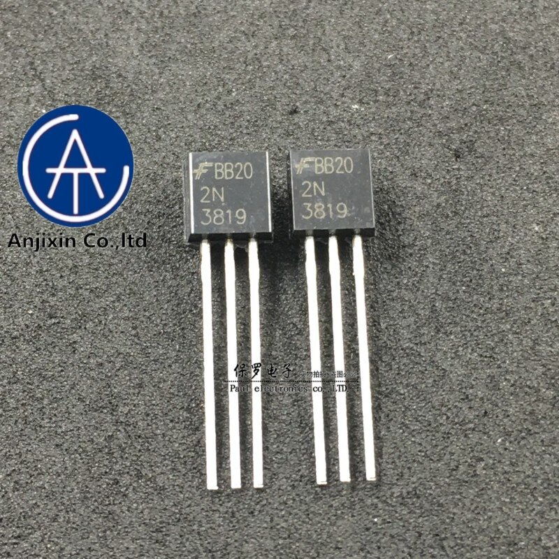 10pcs 100% orginal and new field effect tube 2N3819 TO-92 in-line transistor new spot real stock