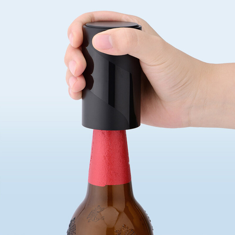 Pembuka Botol Bir Otomatis Pembuka Bir Magnet Pembuka Tutup Soda Bir Anggur Pembuka Botol Portabel Aksesori Dapur Rumah