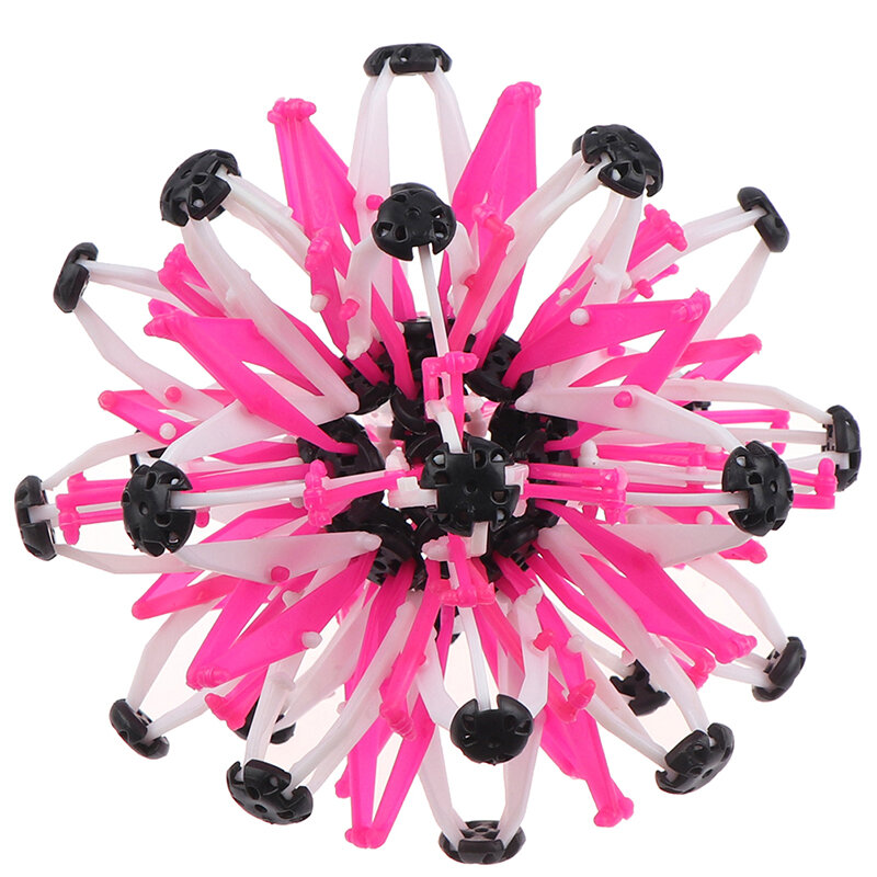 Hoberman Sphere Throwing Glowing Breathing Ball Retractable Anti Stress Ball Luminous Educational Toy Children Toys