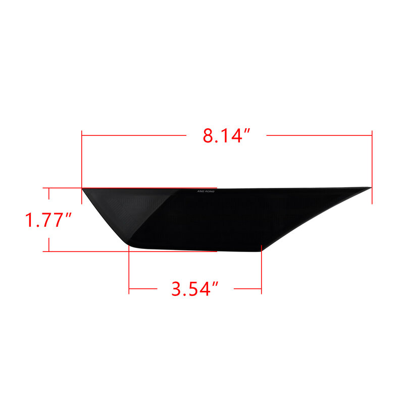 ANGRONG 2x LED الجانب ماركر بدوره مصباح إشارة مصباح أسود Smoked لهوندا سيفيك 2016-2020