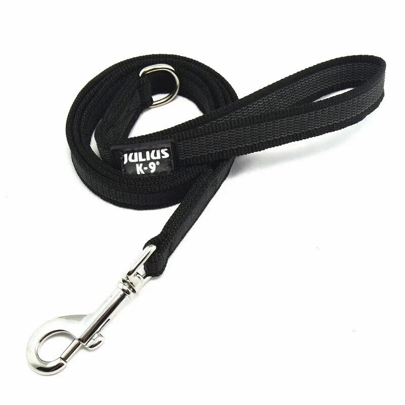 Нейлоновый Поводок для собак JULIUS K9, прочная уличная шлейка для дрессировки средних и больших питомцев