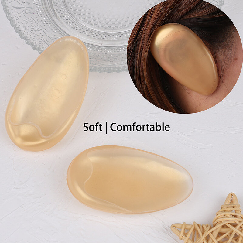 2Pcs Reusable Ear Cover Hair Dye Shield Protect Earmuffs Shower Waterproof Hair Coloring Ear Protector Cover Caps