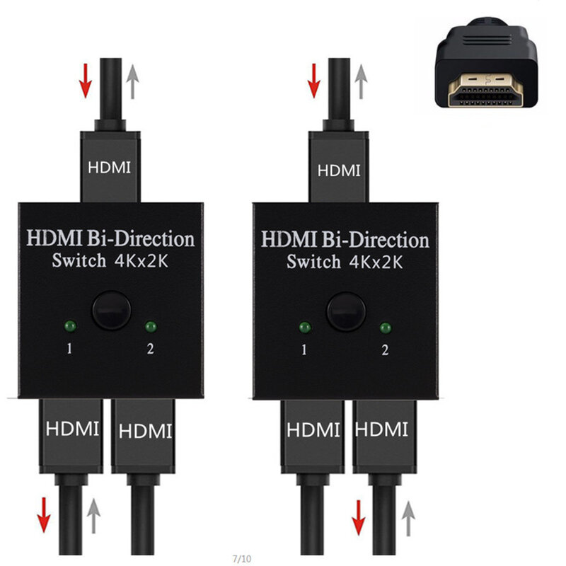 4K 2K 3x1 HDMI كابل الفاصل HD 1080P محول محول الفيديو 3 المدخلات 1 منفذ الإخراج HDMI Hub ل Xbox PS4 DVD HDTV الكمبيوتر المحمول التلفزيون