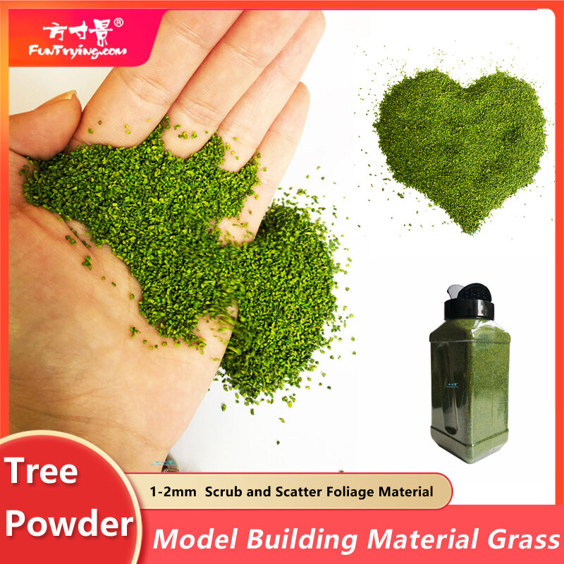 30g 1-2mm Peeling und Streuen Laub Material simulation Holz Baum Pulver Blätter Skala Modell Gras Miniatur dioramen