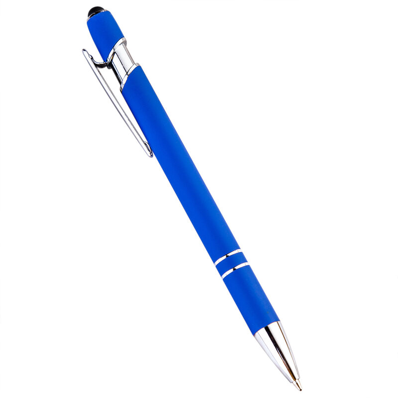 20 teile/los Angepasst Matte Kugelschreiber Stift Kreative Stylus Touch Stift 22 Farben Schreiben Kugelschreiber Schreibwaren Büro Schule Liefert