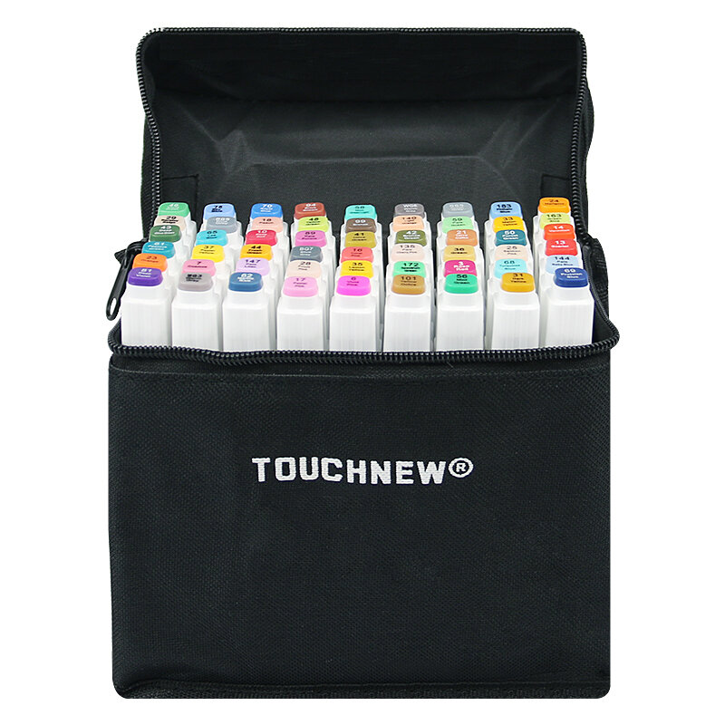 TOUCHFIVE 12//30/60/168Colors Sketch Marker Pens Alcohol Manga Drawing Markers For Coloring Student Hand-Paint Pen Art Supplies