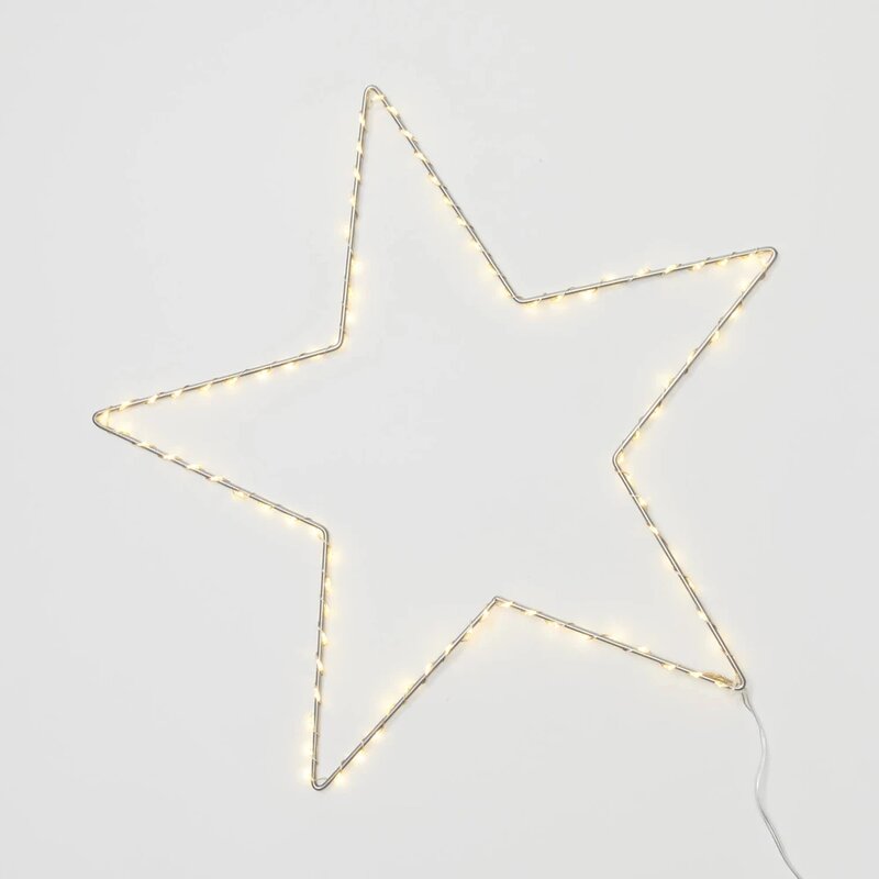 30cm Metal Moon heart fairy lights hoop led garland Star Wall light Battery string lights for Wedding party Home Decoration