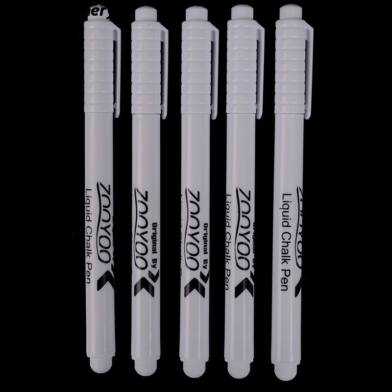 3 piezas blanco líquido tiza bolígrafo marcador pizarra tinta líquida pluma usada en pizarra ventana borrable 13,5 cm