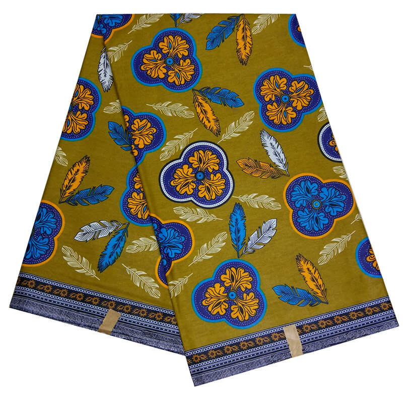 2019 mais recente 100% algodão africano tecido de impressão cera ancara nigeriano impresso tecido de cera para o vestido