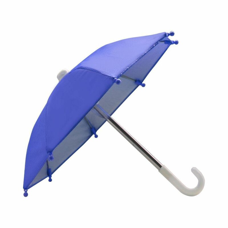 Mini paraguas de juguete para niños, soporte de teléfono para bicicleta, sombrilla, accesorios de decoración, poliéster, nuevo