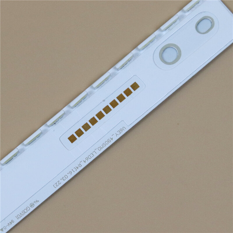 LED Array Bars Für Samsung UE49M6320 UE49M6322 Led-hintergrundbeleuchtung Streifen Matrix LED Lampen Objektiv Bands V6EY_490SM0_LED64_R4 LM41-00300A