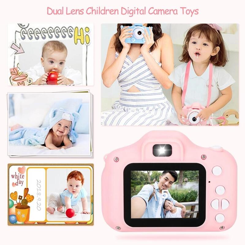 Children's Camera Silicone Case Easy To Adjust Cartoon SLR Digital Children's Camera Silicone Case Anti-fall Protection Camera