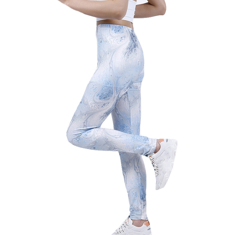 YSDNCHI-mallas elásticas estampadas para mujer, Leggings sexys de cola alta, ropa deportiva para correr, gimnasio, entrenamiento