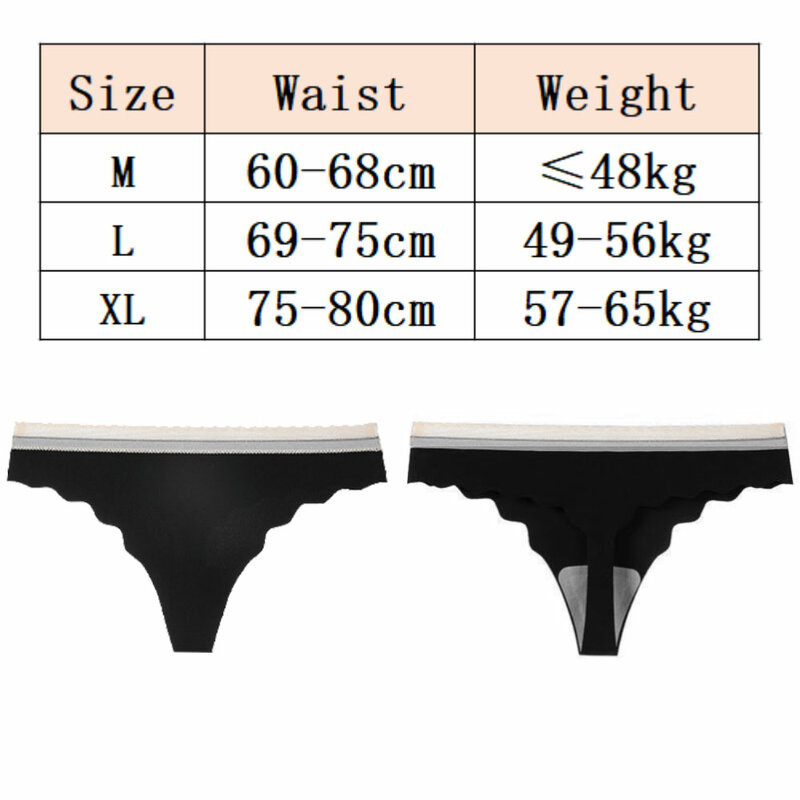 Seamless Women's G-string Panties Sexy Thong Solid Color Briefs Tanga Comfortable Underwear Low-waist Ladies Briefs Lingerie