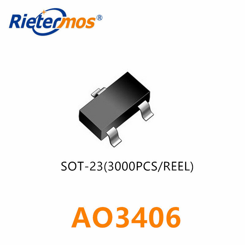 3000PCS AO3406 A69T AO3406A   SOT23   N-CHANNEL  30V made in China