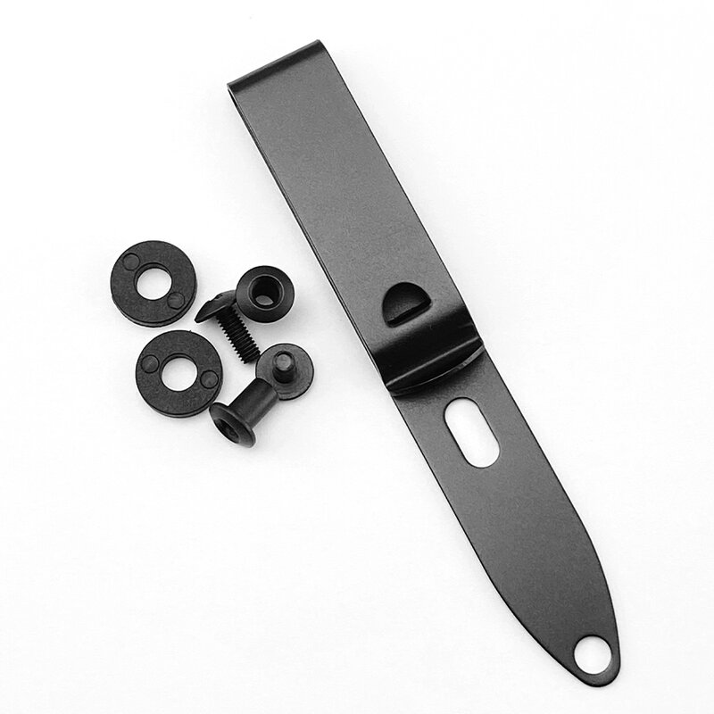 Kydex-Clip de cintura de acero inoxidable, 1 pieza, Universal, cuchillo, vaina K, transporte, cinturón