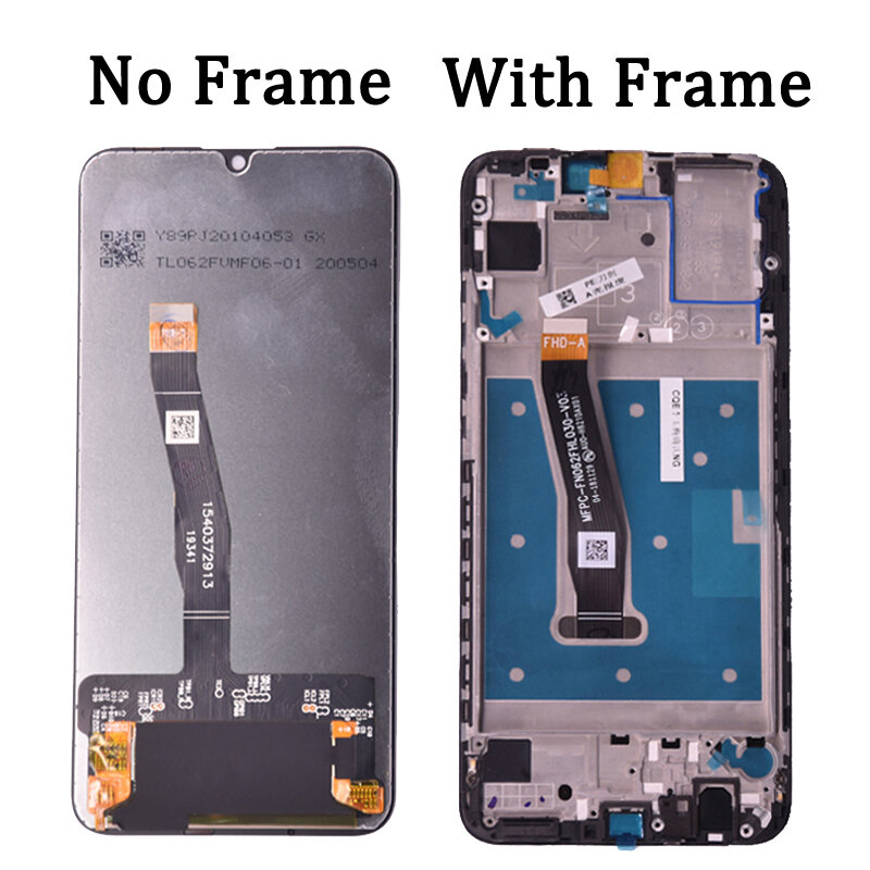 Display LCD com tela sensível ao toque digitador montagem, quadro, Huawei Honor 10 Lite, 10i, HRY-LX1