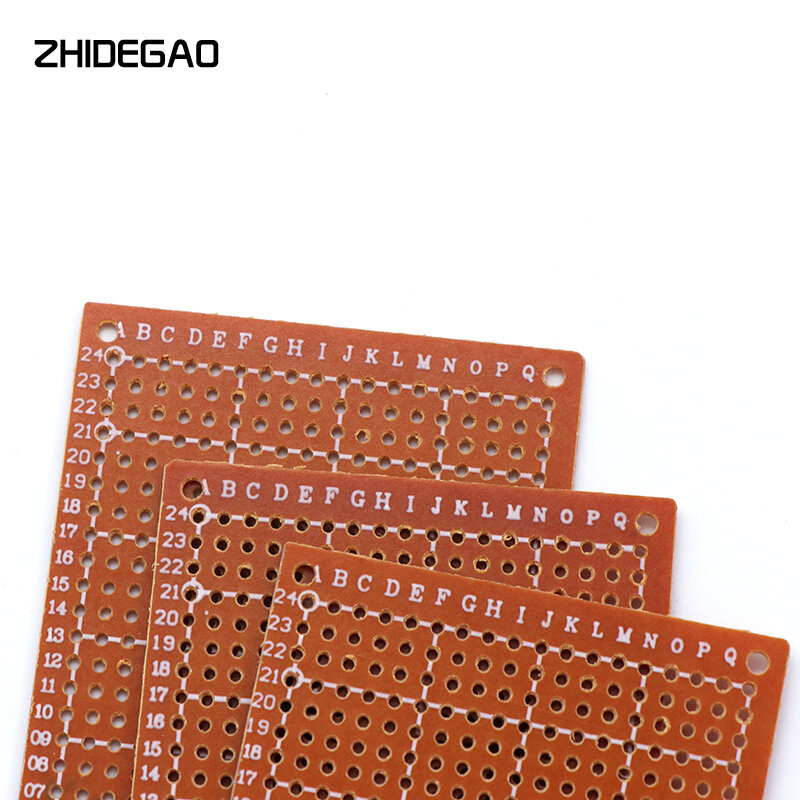 10 Pcs 5x7 5*7 PCB 5 cm 7 cm DIY Paper Prototype PCB Universal placa amarela ZHIDEGAO