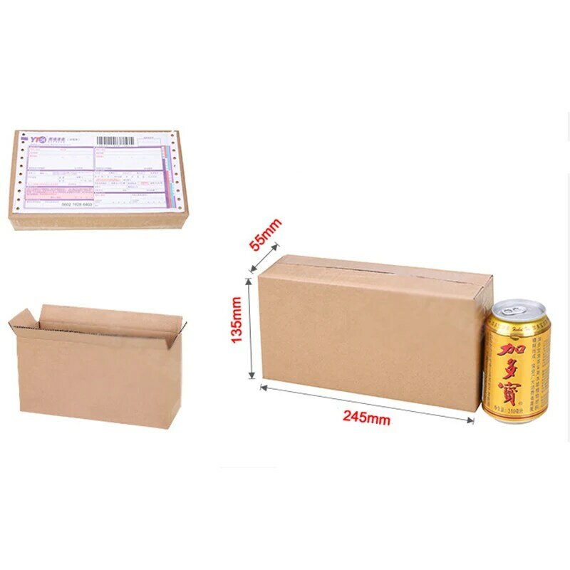 10 шт. пустые бумажные коробки, 3-слойные гофрированные коробки, прямоугольная подарочная упаковочная коробка, фотоальбом, курьерская коробка для почтовых отправлений, деловые принадлежности