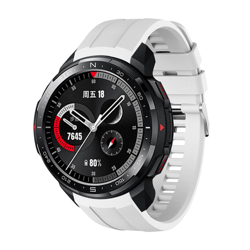 Pulseira de silicone para Huawei Honor, Pulseira relógio inteligente GS Pro, 22mm